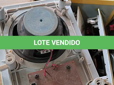 LOTE 004 - EQUIPAMENTOS DE ÁUDIO