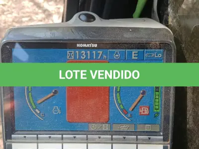 LOTE 014 - ESCAVADEIRA HIDRAULICA PC160LC-8, COR AMARELA, c/ MOTOR DIESEL DE 121 HP, No36458586, CABINE FECHADA COM AR CONDICIONADO, N/S B30088, CHASSI KMTPC214K51B30088, KOMATZU, ANO 2014.