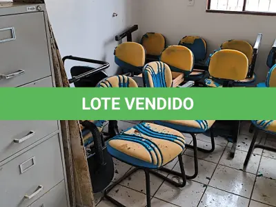 LOTE 007 - MOBILIÁRIO EM GERAL, MÁQUINAS E FERRAMENTAS