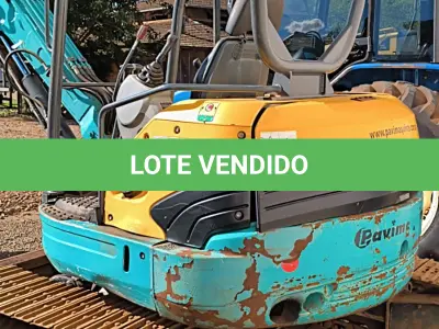 LOTE 013 - MINI ESCAVADEIRA KUBOTA KBT-U50, ANO 2014.
