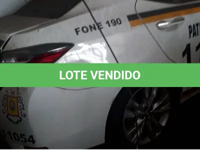 LOTE 047 - TOYOTA/COROLLA XEI 2.0 FLEX, placa:	IYK-0567, ano/modelo: 17/18