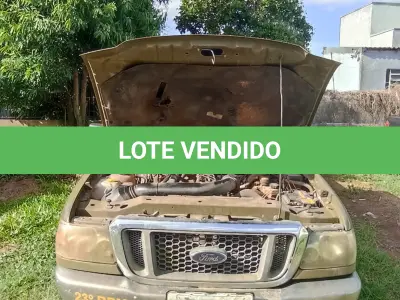 LOTE 081 - I/FORD RANGER XL 13P, placa: JBM-2912, ano/modelo:	09/09