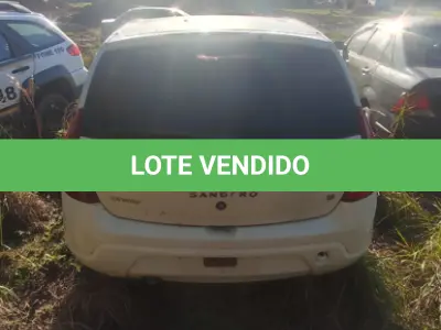 LOTE 026 - RENAULT/SANDERO EXP 16HP, placa: IUG-7E63,ano/modelo: 13/13