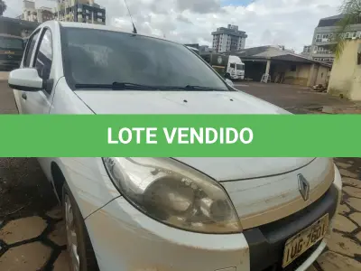 LOTE 065 - RENAULT/SANDERO EXP 16HP, placa: IUG-7601,  ano/modelo: 13/13