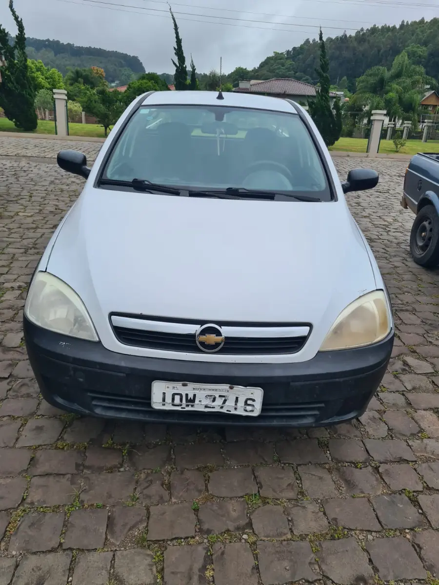 LOTE 002 - Chevrolet MONTANA CONQUEST  1.4 Econoflex; 2008/2009; branca