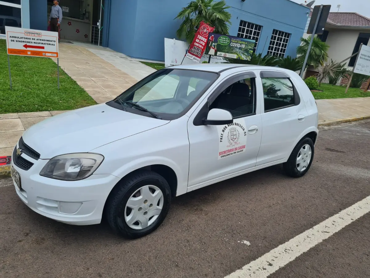 LOTE 001 - Chevrolet CELTA 1.0 – LT; álcool/gasolina/ 2012/2012, branco,