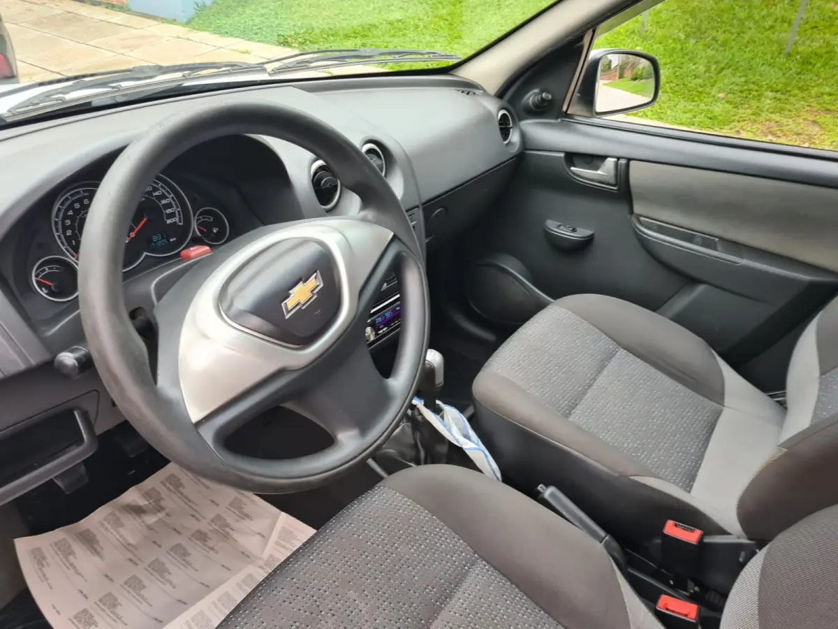 LOTE 001 - Chevrolet CELTA 1.0 – LT; álcool/gasolina/ 2012/2012, branco,