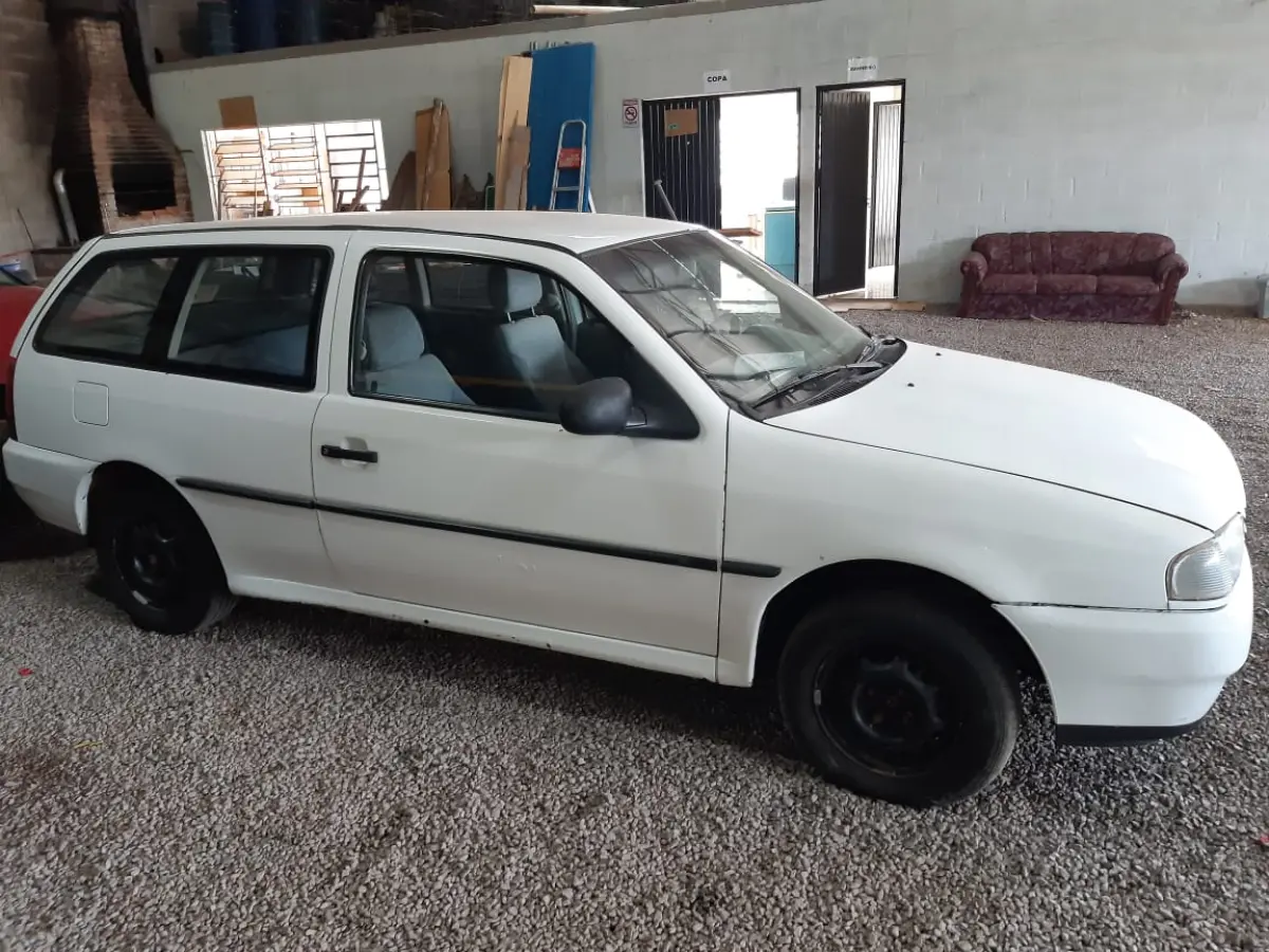 LOTE 001 - PAS/AUTOMÓVEL VW/Parati CLI, 4P/081CV, branca, 1996/1996