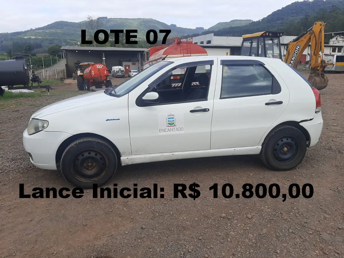 LOTE 007 - Palio Fire Economy 1.0, Fiat, 2009/2010