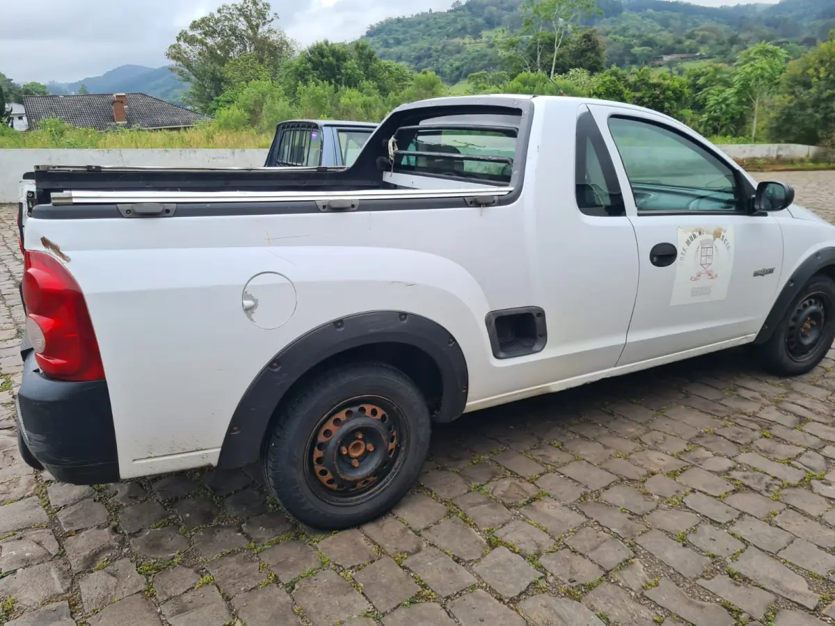 LOTE 002 - Chevrolet MONTANA CONQUEST  1.4 Econoflex; 2008/2009; branca