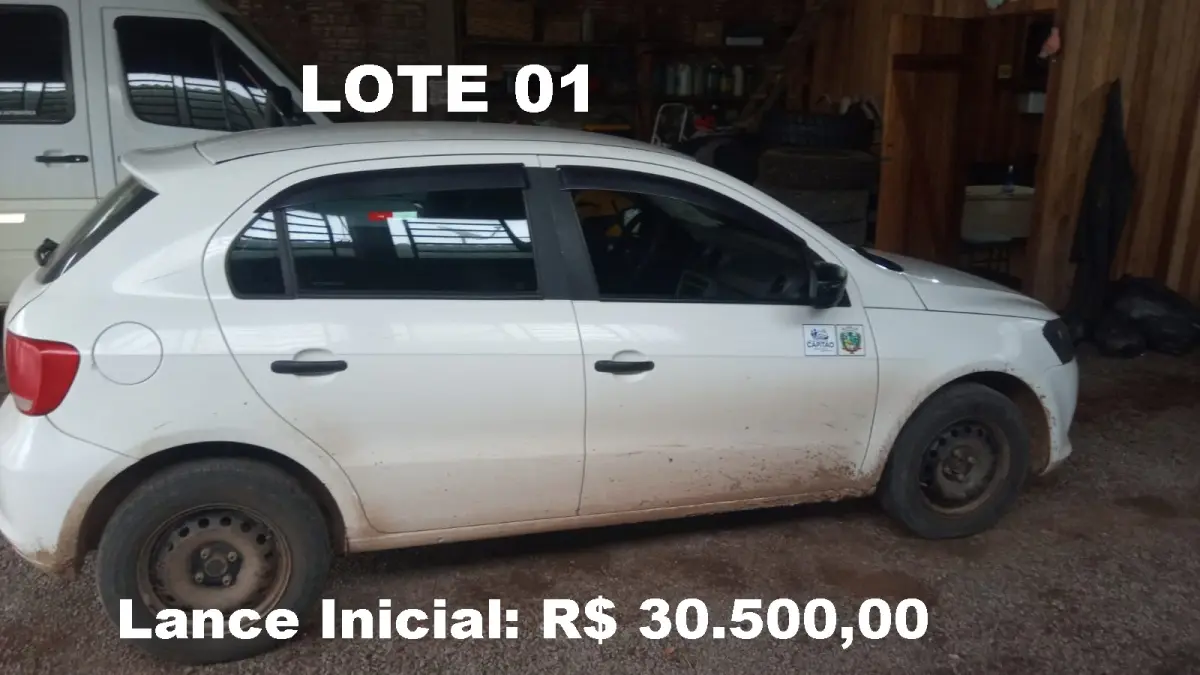 LOTE 001 - GOL 1.6 TL MC, Marca VOLKSWAGEN, Ano/Modelo 2015/2015,