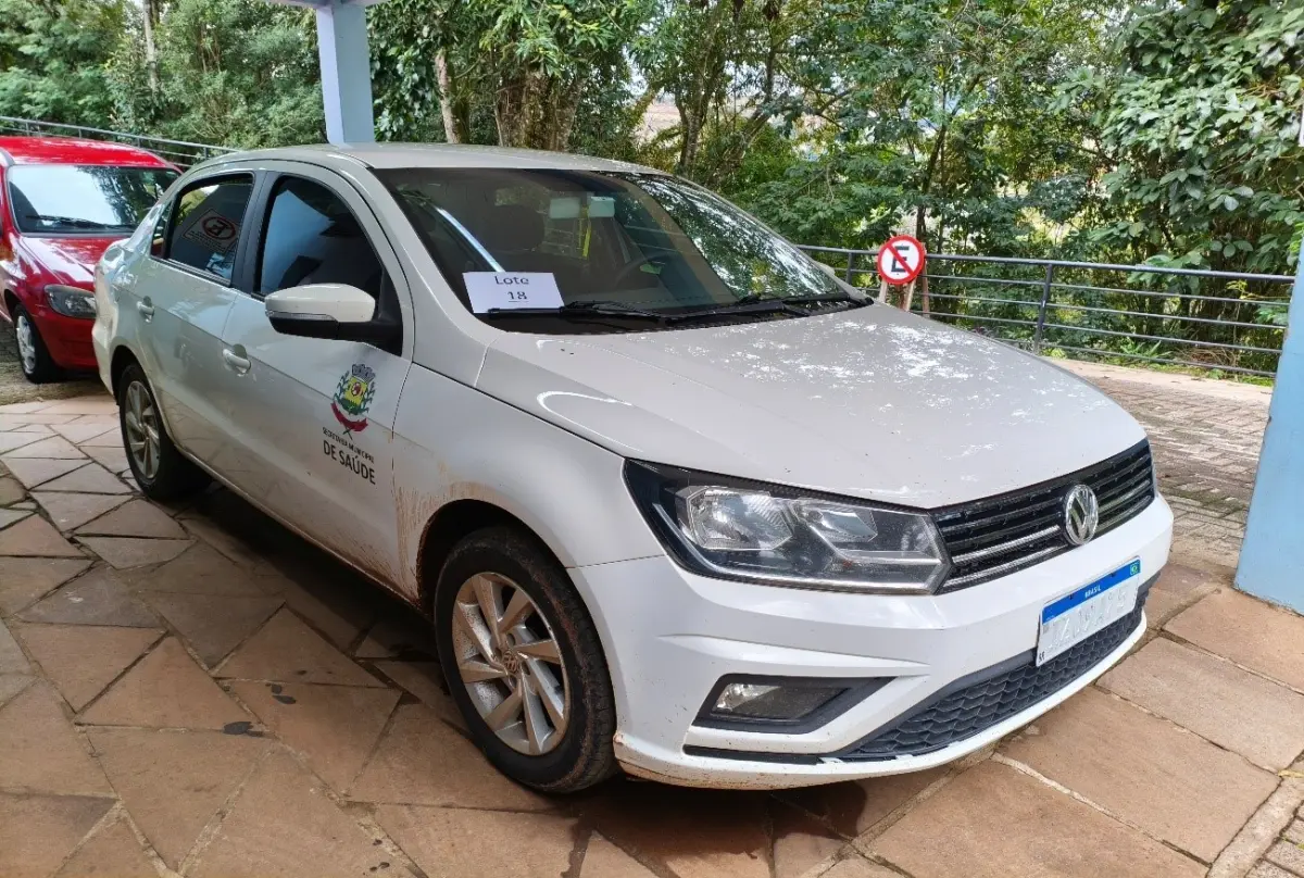 LOTE 018 - AUTOMOVEL VOYAGE 1.6L AFS, 2019/20, BRANCO CRISTAL, COMBUSTIVEL FLEX,