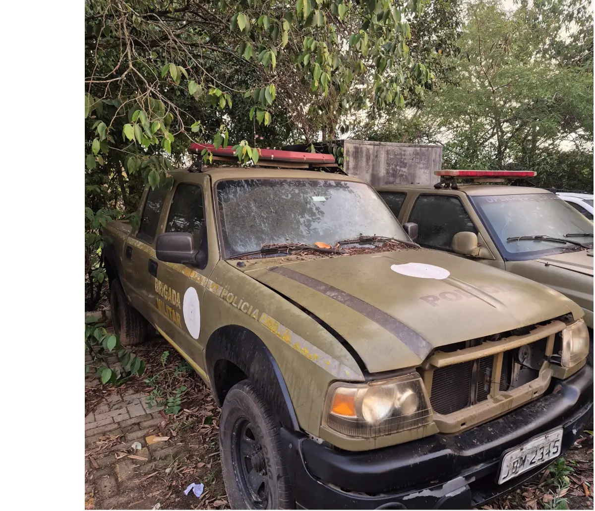 LOTE 005 - I/FORD RANGER XLS 12A , placa: JBM-2345, ano/modelo:	08/08,