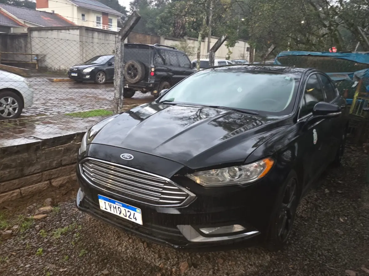 LOTE 005 - Automóvel FORD – Fusion SEL GTDI – 2018/2018 – Cor: Preta – Gasolina – Placas IYM 9J24