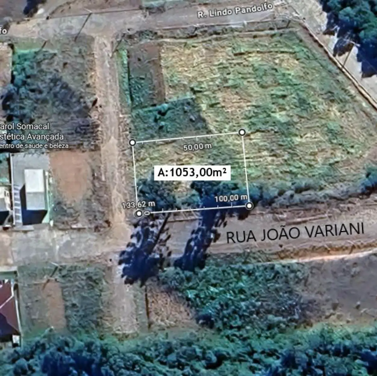 LOTE 014 - Área do Loteamento Puma Pandolfo, com área de 1.053,00m² Serafina Corrêa/RS,  Rua João Variani, no lado par da numeração