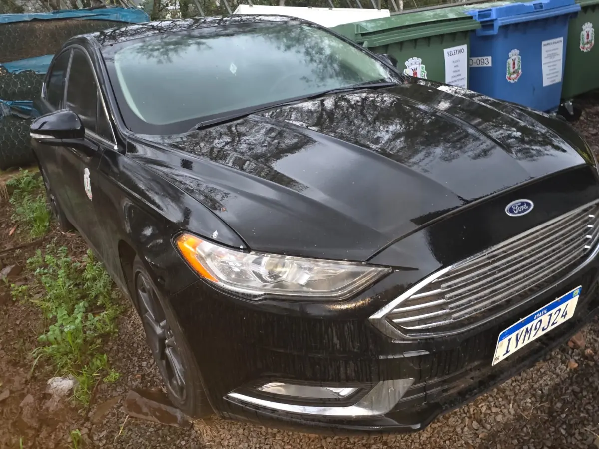 LOTE 005 - Automóvel FORD – Fusion SEL GTDI – 2018/2018 – Cor: Preta – Gasolina – Placas IYM 9J24