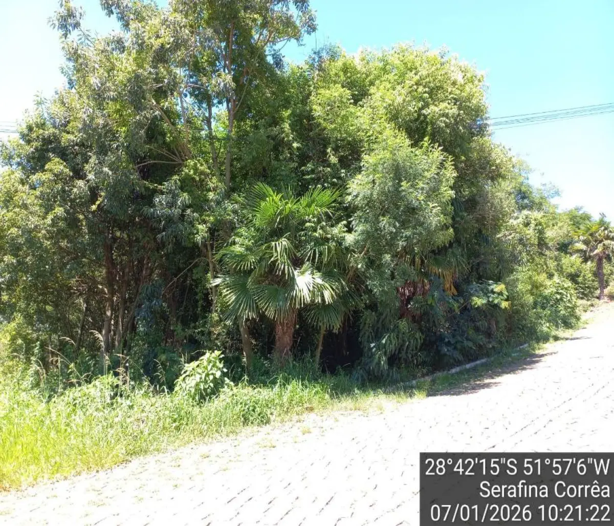 LOTE 012 - ÁREA DE TERRAS URBANA  sem numeração adm, Loteamento Calgaro, Serafina Corrêa/RS, área de 1.278,00m²