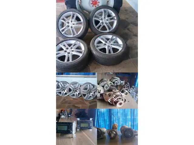 Rodas, Pneuus, Aparelhos de son Automotivo, Alternadores, Motores de Partida