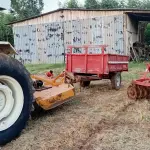 TRATOR FORD 5610,  ARADO,  ROÇADEIRA, CARRETA AGRICOLA, GRADE NIVELADORA