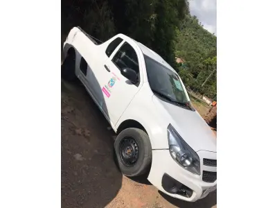 LOTE 003 - CHEVROLET MONTANA LS, 2014, cor branca, 102 CV