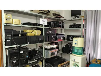 LOTE 005 - EQUIPAMENTOS DE TECNOLOGIA DA INFORMAÇÃO, MÁQUINAS, FERRAMENTAS E MOBILIÁRIO EM GERAL