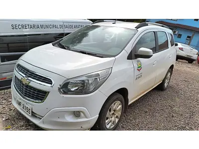 LOTE 017 - VAN CHEVROLET SPIN 1.8 ECONOFLEX AT LTZ, ALCO/GASOL, 2014/2015, 04 PORTAS, CAP. 07 PASSAGEIROS, DIRECAO HIDRAULICA, CAM. AUT., AR CONDICIONADO