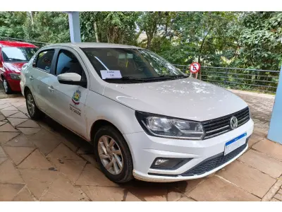 LOTE 018 - AUTOMOVEL VOYAGE 1.6L AFS, 2019/20, BRANCO CRISTAL, COMBUSTIVEL FLEX,