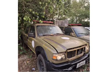 LOTE 005 - I/FORD RANGER XLS 12A , placa: JBM-2345, ano/modelo:	08/08,