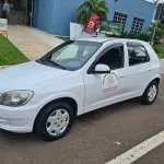 LOTE 001 - Chevrolet CELTA 1.0 – LT; álcool/gasolina/ 2012/2012, branco,