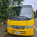 LOTE 010 - MICROÔNIBUS ESCOLAR– IPW – 3245 – Marcopolo Volare V6 Escolarbus MWM; 2009/2009, amarelo;
