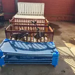 LOTE 003 - Sucata de BERÇOS, BICICLETAS E ESTEIRAS DE DORMIR INFANTIL