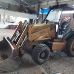 LOTE 005 - RETROESCAVADEIRA CASE/580L turbo,  2000/2000,