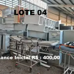 LOTE 004 - Macas e Armários de Aço