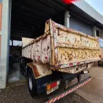 LOTE 004 - Caminhão Ford cargo 1519B, caçamba basculante, 2014, Diesel