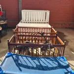 LOTE 003 - Sucata de BERÇOS, BICICLETAS E ESTEIRAS DE DORMIR INFANTIL