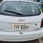 LOTE 001 - Chevrolet CELTA 1.0 – LT; álcool/gasolina/ 2012/2012, branco,