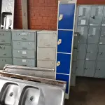 LOTE 004 - Sucata de ARQUIVOS EM AÇO, CUBAS EM INOX