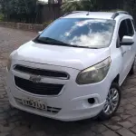 LOTE 011 - SPIN LTZ 1.8 de cor branca, Ano/Modelo: 2017/2018