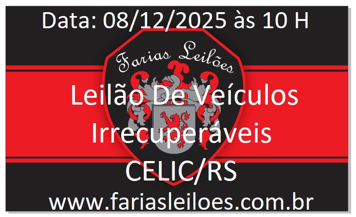 VEÍCULOS IRRECUPERÁVEIS CELIC-RS