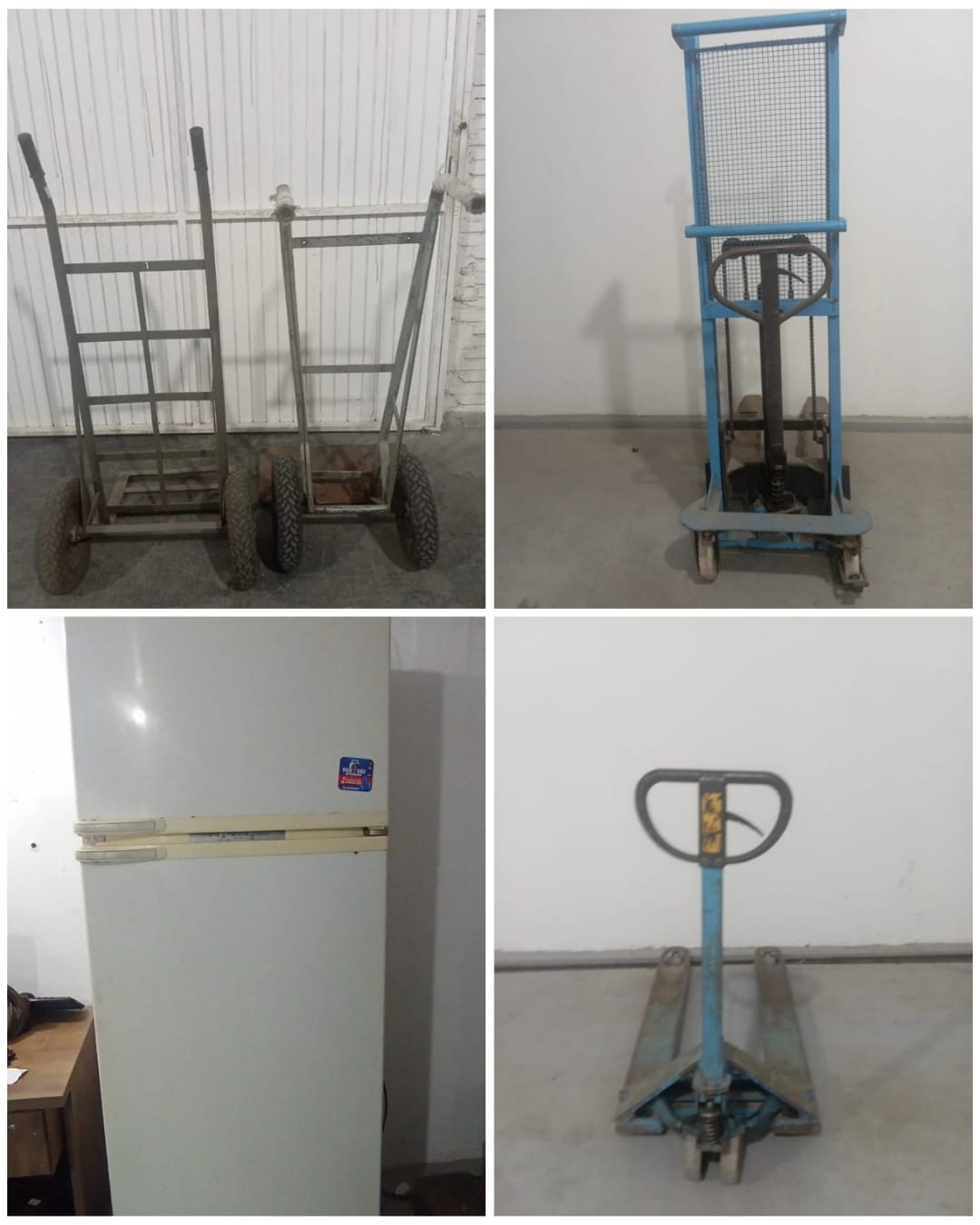 Empilhadeiras Manuais, Carrinhos de Carga, Refrigerador expositor vertical